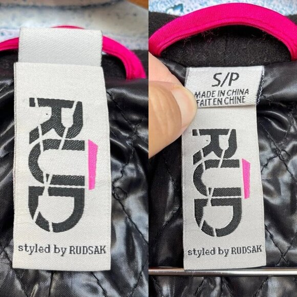 RUD by RUDSAK Trench Coat Notch Lapel  Coats Windproof Jackets Overcoat small - Picture 11 of 15